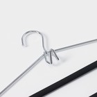 Плечики - вешалка для одежды LaDо́m Doux, 37×31 см, многоуровневая, антискользящее покрытие, чёрные - Фото 3