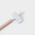 Вешалка для брюк и юбок LaDо́m Laconique, 28×11.5×2.8 см, с зажимами, белая - Фото 4