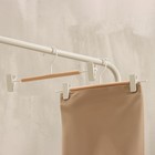 Вешалка для брюк и юбок LaDо́m Laconique, 28×11,5×2,8 см, цвет белый - Фото 7