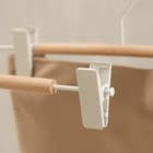 Вешалка для брюк и юбок LaDо́m Laconique, 28×11,5×2,8 см, цвет белый - фото 6994969