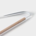 Плечики - вешалка для одежды LaDо́m Laconique, 42×24×3.2 см, широкие плечики, белые - Фото 4