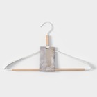 Плечики - вешалка для одежды LaDо́m Laconique, 42×24×3.2 см, широкие плечики, белые - Фото 6