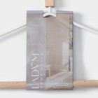Плечики - вешалка для одежды с усиленными плечиками LaDо́m Laconique, 42×24×3,2 см, цвет белый - Фото 4