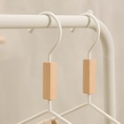 Плечики - вешалка для одежды с усиленными плечиками LaDо́m Laconique, 42×24×3,2 см, цвет белый - Фото 7