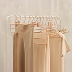 Плечики - вешалка для одежды с усиленными плечиками LaDо́m Laconique, 42×24×3,2 см, цвет розовый - Фото 7