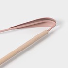 Вешалка для одежды с усиленными плечиками LaDо́m«Wood», 42×22×3,2 см, цвет розовый - Фото 3