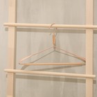 Вешалка для одежды с усиленными плечиками LaDо́m«Wood», 42×22×3,2 см, цвет розовый - Фото 8