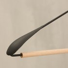 Плечики - вешалка для одежды с усиленными плечиками LaDо́m Laconique, 42×24×3,2 см, цвет чёрный - Фото 8