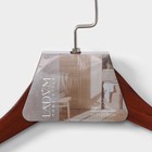 Плечики - вешалка для верхней одежды с перекладиной LaDо́m Bois, 45×25,5×5,5 см, цвет коричневый - Фото 5