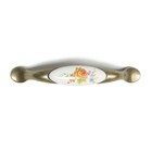 Ручка скоба ROSE CAPPIO Ceramics, 96 мм, цвет бронза - Фото 3