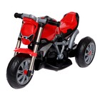 Электромобиль «Мотоцикл Техно», цвет красный - фото 10668209