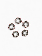 Разделитель «Сияние», цвет красный в серебре 9802934