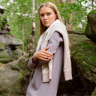 Платье с разрезами макси женское MINAKU: Casual collection, графит, размер 46 - фото 23959101