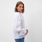Блузка женская MINAKU: Enjoy цвет белый, р-р 44 - Фото 8