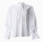 Блузка женская MINAKU: Enjoy цвет белый, р-р 44 - Фото 11