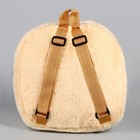 Рюкзак детский плюшевый «Лисёнок пушистик», 24 × 22 × 7 см - Фото 5
