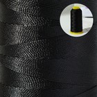 Нитки обувные, 500D/3, 600 м, цвет чёрный - фото 6995443