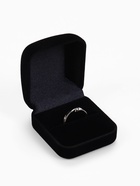 Футляр под кольцо, серьги «Квадро», бархатный, 5.5×5 см, чёрный - Фото 2