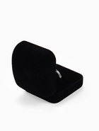 Футляр под кольцо, серьги «Квадро», бархатный, 5.5×5 см, чёрный - Фото 4