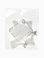 Серьги пластик «Гуси», цвет бело-оранжевый в серебре  (артикул 9669404)  большой выбор товаров оптом и в розницу по низким ценам с доставкой