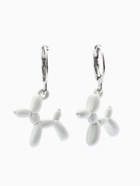 Серьги металл «Собачки» игрушечные, цвет белый в серебре - Фото 1