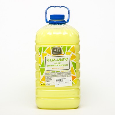 Крем-мыло Afi свежесть цитруса 5 л