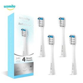 Насадка Usmile PRO03, мягкая, для электрической зубной щетки Usmile, 1 шт, серая