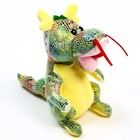 Мягкая игрушка «Дракон», 27 см, цвет зелёный - фото 3609353