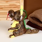 Мягкая игрушка «Дракон», 27 см, цвет золотой - фото 3275263