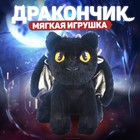 Мягкая игрушка «Дракон», цвет чёрный 9468660 - фото 9998387