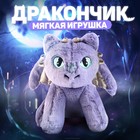 Мягкая игрушка «Дракон», цвет серо-фиолетовый 9468661 - фото 10670644