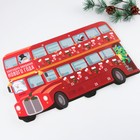Адвент-календарь новогодний «Автобус», 29,7 х 42 см - фото 24648296