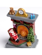 Светодиодная фигура «Камин» 13×9×6 см, полистоун, батарейки АААх2 (не в комплекте), свечение тёплое белое 9618257