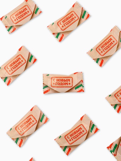 Жевательная резинка «Новогодняя почта», 68 г ( 50 шт.×1.36 г)