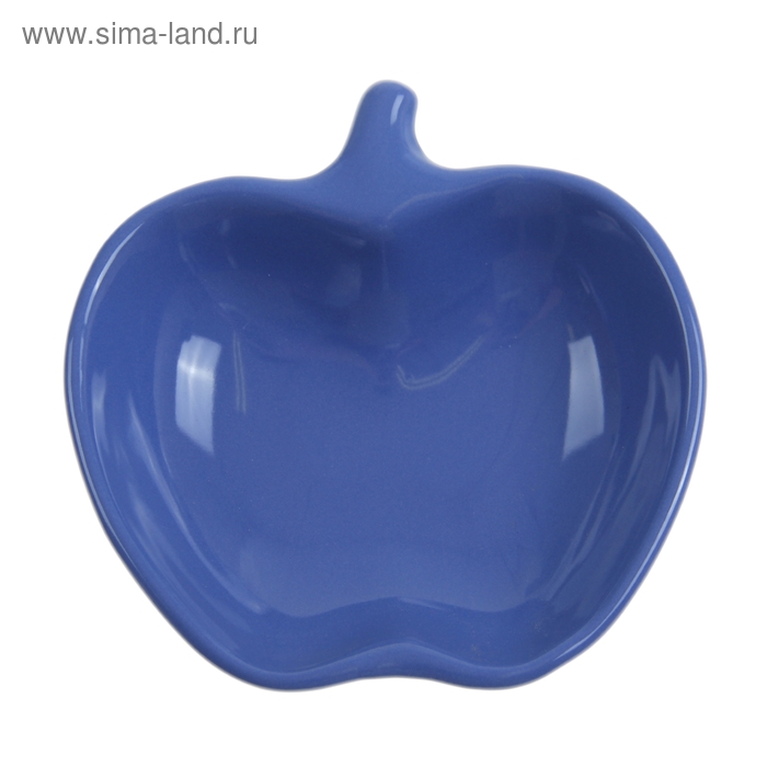 Миска для снэков 200 мл "Яблочко", цвет синий - Фото 1