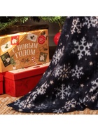 Плед флисовый новогодний «Экономь и Я. Снегопад», 150×180 см - Фото 8