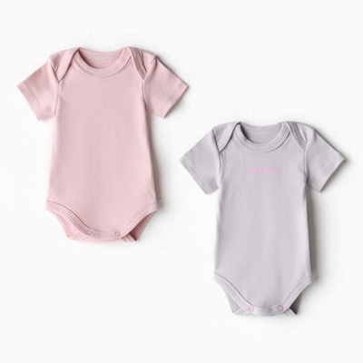 Комплект боди «Крошка Я. Любовь», 2 шт., рост 62-68