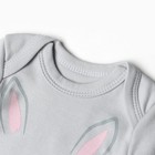 Комбинезон Крошка Я Baby Bunny, рост 62-68, серый - фото 24386291