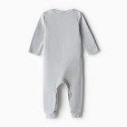 Комбинезон Крошка Я Baby Bunny, рост 62-68, серый - фото 24386294