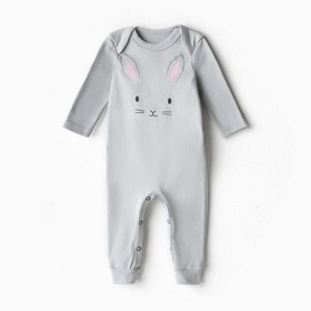 Комбинезон Крошка Я Baby Bunny, рост 68-74, серый