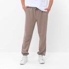 Брюки мужские MIST Men's casual размер 56, серо-бежевый - Фото 1