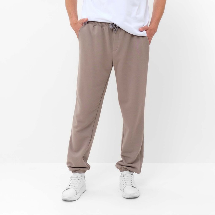 Брюки мужские MIST Men's casual размер 56, серо-бежевый - Фото 1