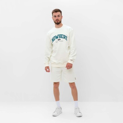 Толстовка мужская MIST Men's casual, размер 54, молочная