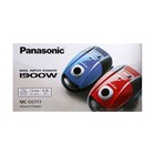 Пылесос PANASONIC MC-CG711A, мешок, 1900/350 Вт, 6 л, 65 дБ, шнур 5 м, синий - Фото 17