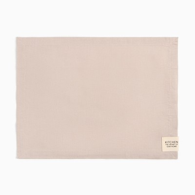 Набор салфеток «Этель» Calm, 30×40 см - 2 шт., 100% хлопок, рогожка 186 г/м²