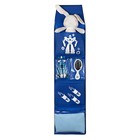 Кармашки в садик «Робот», для детского шкафчика, 85х20 см, синий - Фото 3