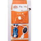 Кармашки в садик «Слоник», для детского шкафчика, 85х20 см, оранжевый - Фото 8