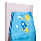 Кармашки в садик «Космос», для детского шкафчика, 85х24 см, голубой - Фото 6
