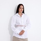 Ремень женский, ширина 1,5 см, пряжка металл, цвет розовый - фото 24250309