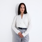 Ремень женский, ширина 2,5 см, винт, пряжка металл, цвет синий - фото 22385937